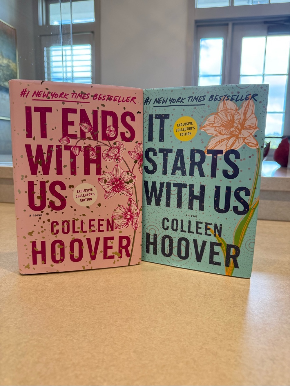 It Ends With Us / It Starts With Us Collector's Editions - Pink & Light Blue